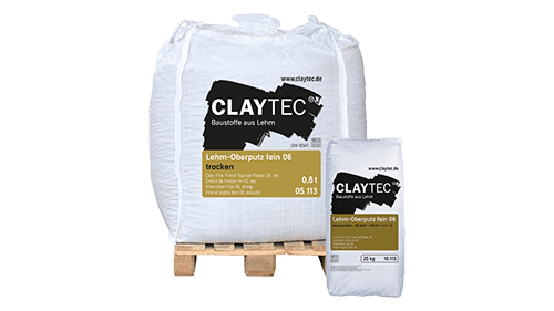 Довършителна глинена фина замаска Claytec